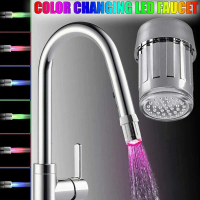 Vòi nước phòng tắm có đèn LED 7 màu đổi màu Q2R9