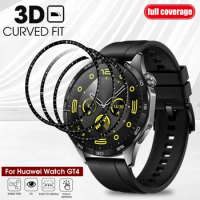For Huawei Watch GT 4 Screen Protector Anti-scratch Protective Film 3D Curved Edge Film for Huawei Watch GT4 41/46MM Not Glass