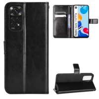 Leather Flip Case for Redmi Note 13 4G Note 13R Pro 13C K70 Xiaomi14 with Wrist Strap Card Slot Book Wallet Coque Retro Vintage