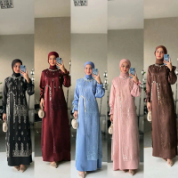 - DAPAT OUTER + INNER ( DRESS + TUNIK BLOUSE LACE ) DRESS TERBARU / GAMIS KONDANGAN / DRESS PESTA TI