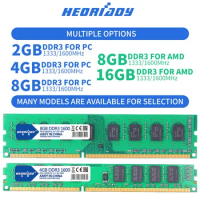 heoriady ddr3 8gb 1600MHz ram 2gb 4gb 16gb options desktop 1333mhz computer memory