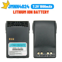 JMNN4024A 7.2V 1800mAh Li-ion Replacement Battery compatible with Motorola GP328 Plus GP344 GP388 GP644 GP688 EX500 EX560 EX600