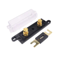 Bolt-on Fuse Holder Auto Accessories Transparent 50A/80A/100A/250A/300A Car Fuse Box ANL Fuse Holder Distribution