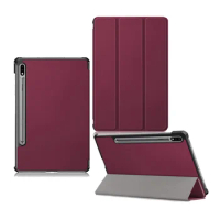30PCS/Lot Slim PU Leather Case For Samsung Galaxy Tab S8 5G 11'' X700 X706 S7 SM-T870 Luxury Folio Stand Tablet Cover