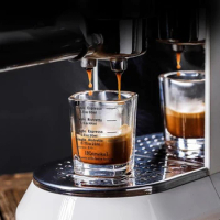 Espresso Coffee Ounce Roasting Measuring Cup Glass 60ML Square Thickened Ounce Graduated Concentrated Simple Heat-resistant