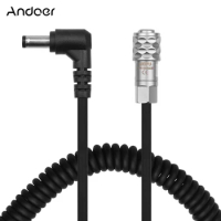 Andoer Photography Blackmagic Pocket Cinema Camera 4K (BMPCC 4K) Camcorder Locking DC Power Cable Wire Accessories