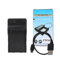 NP-FW50 USB Charger for Sony NP FW50 Battery NEX 7 6 5 ILCE 7S A7 A7R II A5000 A5100 A6000 A6300 A6400 A6500 RX10 II III Camera