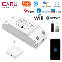 WiFi Smart Switch Smart Home Zigbee Wifi Wireless Remote Switch Breaker Alexa Google Home Tuya eWeLink APP Remote Voice Control