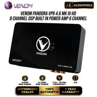 Venom Pandora VPR 4.6 MKIIIHD DSP Processor 8 Channel Built In Power Amplifier 6 Channel Plug And Pl