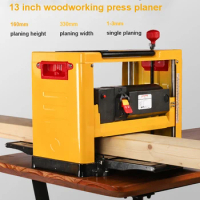 13 Inch Electric Wood Thicknesser Planer Multi-function Portable Woodworking Planing Machine Table Top Planer 2000W