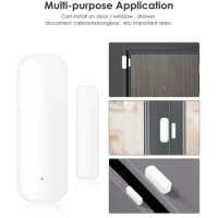 Tuya WiFi/For Zigbee Door Sensors Alexa Tuya Alarm Door Sensors For Window Sensor Smart Home Door Detectors Home Hardwares