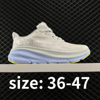 (Casual Trainers) HOKA Clifton 9 Extra large sneakers size 36-47,Men and women Professional cushioni