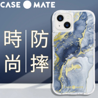 【CASE-MATE】iPhone 13 6.1吋 個性防摔殼 - 深藍大理石