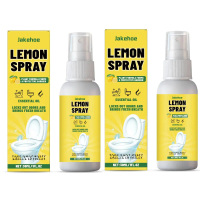 {DLGIFJIE} Toilet Deodorizer Spray 30ml Portable Lemon Flavor Odor Remover Long Lasting Fragrance Ho
