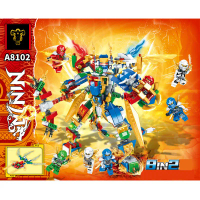 Bricks Lego Ninjago Lego robot ninjago dragon 8in2 kai Lloyd zane jay
