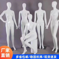 免運/開立發票 服裝模特 模特展示架 模特道具 高檔烤漆女白模特全身模特道具人體模特內衣內褲展示模特服裝模特 快速出貨
