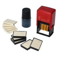 Handheld Portable Date Stamp Printer Quick-Drying Ink Date Printing Coding Machine for Food Plastic Bag Bottle Metal Cans Paper
