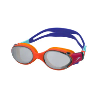 SPEEDO BIOFUSE2.0 兒童運動泳鏡-抗UV 防霧 蛙鏡 游泳 橘黑桃紅