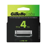 【Gillette 吉列】Labs 極光系列刮鬍刀頭 (4刀入)