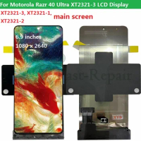 External Display AMOLED For Motorola Razr 40 Ultra LCD Touch Digitizer For Moto Razr 40Ultra LCD XT2321-3 main Screen XT2321-1
