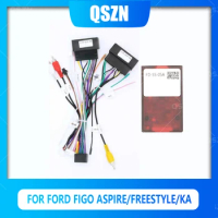 QSZN Car Radio canbus Box FD-SS-05A Adaptor For Ford Focus / Kuga / ASPIRE/KA Wiring Harness Cable Power cable Android