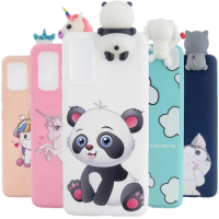 3D Panda Case on For Fundas Samsung Galaxy A12 Case Soft Silicone Cover na For Samsung A12 A 12 A125F SM-A125F/DS Phone Coque