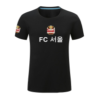首爾FC Seoul韓國K聯賽足球運動球衣純棉短袖T恤半袖男國家夏寬松