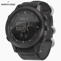 NORTH Edge AP46 戶外登山表  運動手錶 游泳防水 指南針電子錶 高度氣壓表 節拍器 男表【亞德機械五金家居】