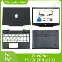 New Laptop Part For HP Pavilion Gaming 15-CX Silver TPN-C133 LCD Back Cover Front Bezel Palmrest Hinges Bottom Repair Replace