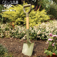 鬆土器 園藝木柄大鋼鏟種花種菜大鏟子花園挖地松土種植鏟工具