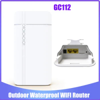 GC112 Waterproof Outdoor 4G CPE 4G Router LTE WiFi Router 4G SIM Card Hotspot for IP Camera Outside WiFi Coverage