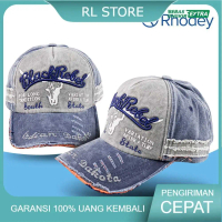 Rhodey Topi Baseball Cap Bordir 3D Rebel Indian Dakota