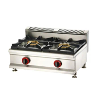 Commercial kitchen 4 burner freestanding gas stove with oven, industrial lpg burner cooker gas stove