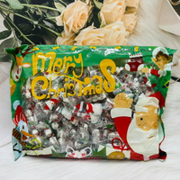 《聖誕節限定》雪人包裝 聖誕白桃風味糖 500g 個別包裝 125個入 雪人糖 聖誕糖｜全店$199免運