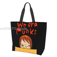 Yoshitomo Nara Zombie We Are Punks Women Shoulder Bag tote bag Shopping Convenient Travel Book Handbag Custom Logo