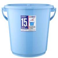KEYWAY 舒適圓型水桶WA-151-藍(15L)【愛買】