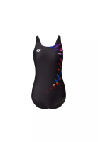 ARENA 女士TOUGHSUIT BASIC SUNRISE LOGO 印花 X背訓練連身泳衣