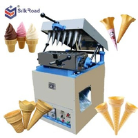 Wafer Coffee Edible Biscuit cone Machine Semi-Automatic Ice Cream Waffle cone Machine