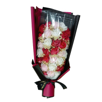 【VENCEDOR】浪漫33朵漸變花束禮盒 求婚 玫瑰花束 情人節花束 畢業禮物 生日花束