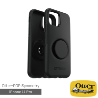 【OtterBox】iPhone 11 Pro 5.8吋 Symmetry炫彩幾何泡泡騷保護殼(黑)