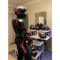 ✴♗☃SHOEI X14本田聯名紅螞蟻招財貓柳川明紅白螞蟻摩托車安全帽頭盔