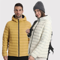 【Alishia】兩面可穿防潑水白鴨絨羽絨外套 S-4XL(黑 / 白 / 黃)