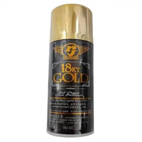 Cat Semprot RJ London 18KT Gold / Chrome - RJ London Spray Paint 18 KT Gold 150 cc