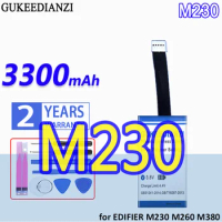 High Capacity GUKEEDIANZI Battery 3300mAh for EDIFIER M230 M260 M380 Bluetooth speaker