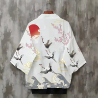 Áo Cardigan Kimono Nhật Bản, Dành Cho Nam Giới, Trang Phục Samurai, Quần Áo, Kimono Nam, Áo Thi Đấu