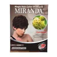 Miranda Magic Hair Color Shampoo Brown Miranda