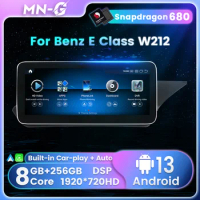 8G+256G Android 13 RHD Car Radio GPS Navigation For Benz E Class W212 E200 E230 E260 E300 S212 Carplay Multimedia Video player