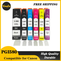 New Compatible for Canon PIXMA TR7550 TR8550 TS6150 TS6151 TS8150 printer PGI-580 CLI-581 PGI580 CLI581 XXL Ink Cartridge