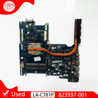 Used FOR HP Notebook 15-AF Laptop Motherboard A4-5000 CPU LA-C781P 823937-001 823937-501 823937-601 Main Board
