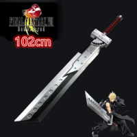 1:1 Cosplay Zack Fair Sword Weapon 7 VII Sword Cloud Strife Buster 6th Sword Game Remake Sword Safety PU 108cm